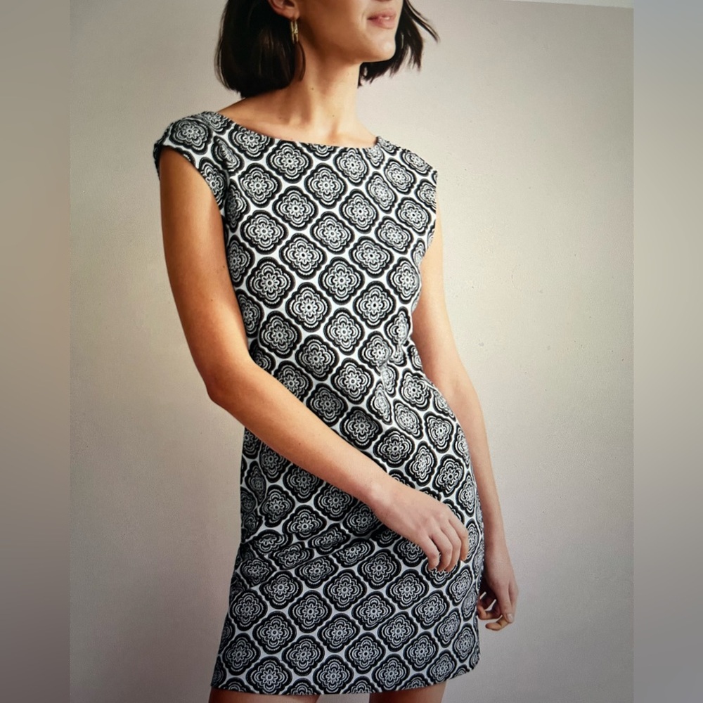BODEN sleeveless jersey shift dress